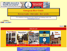 Tablet Screenshot of europeanbeerguide.net